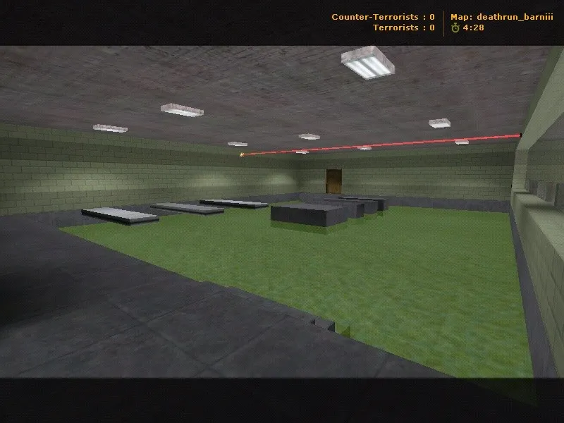 Скачать Карта deathrun_barniii для CS 1.6: спавны, ловушки, тайминги и .nav для ботов - Скриншот