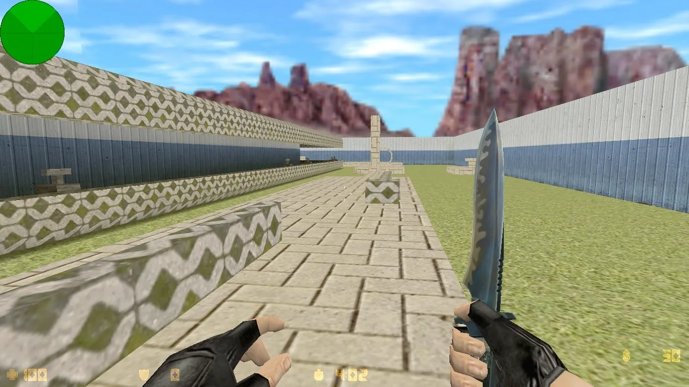 Скачать deathrun_easyone для CS 1.6: карты deathrun, точки за спец, .nav для ботов, оптимизация wpoly/epoly - Скриншот