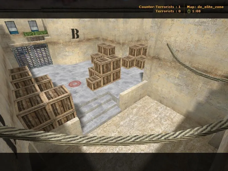 Скачать de_elite_zone для CS 1.6: карта, точки, .nav и оптимизация (wpoly/epoly) - Скриншот