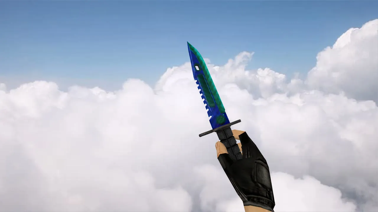 Скачать Модель «M9 Bayonet Reptilleupted» для CS 1.6: нож v_ w_ p_ модели, анимации и звуки - Скриншот