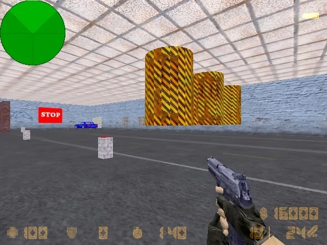 Скачать deathrun_ferrari для CS 1.6: карта deathrun, точки, раунды и .nav, баланс Т/КТ - Скриншот