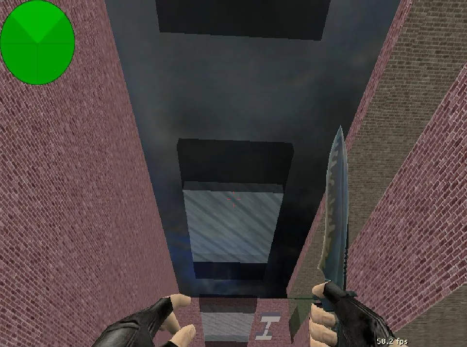Скачать deathrun_glass_d3d — карта Deathrun для CS 1.6: точки, роли, боты (.nav), оптимизация - Скриншот