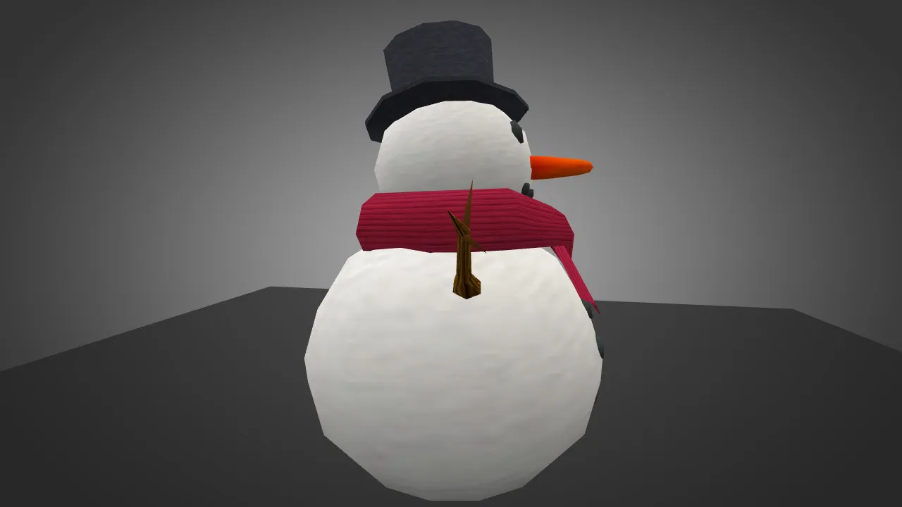 Скачать Модель «Snowman» для CS 1.6 - Уникальный скин курицы - Скриншот