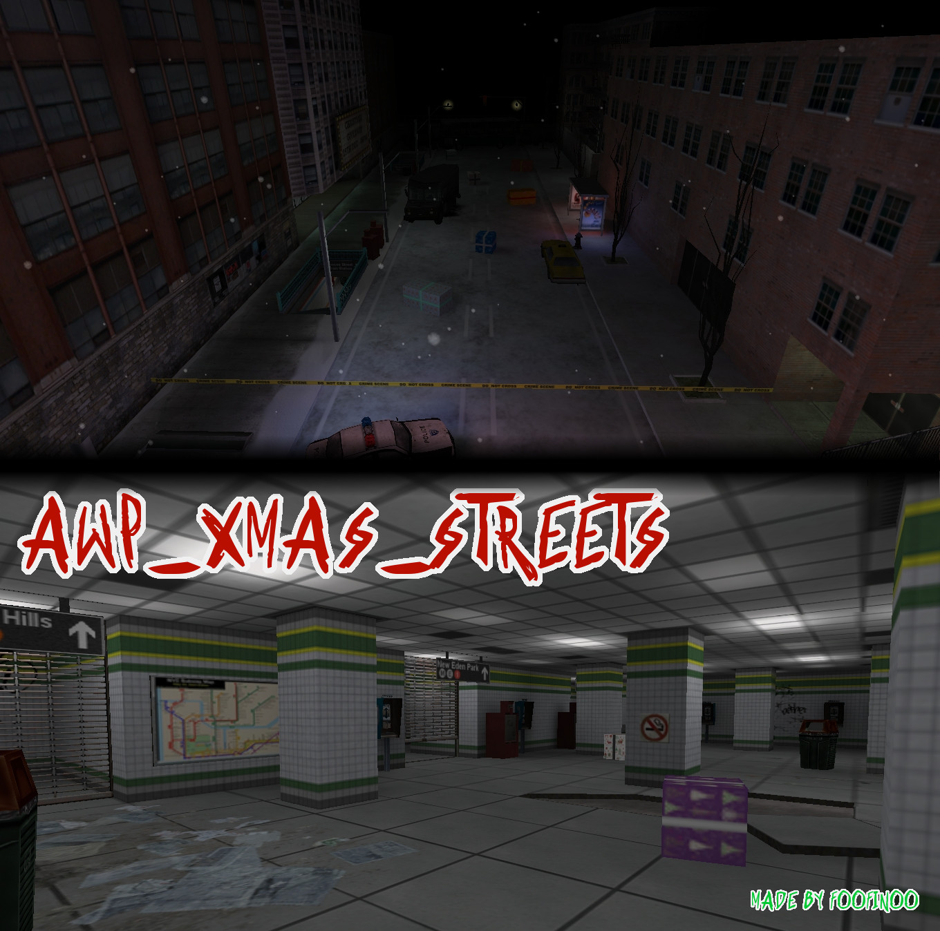 Скачать awp_xmas_streets - Скриншот