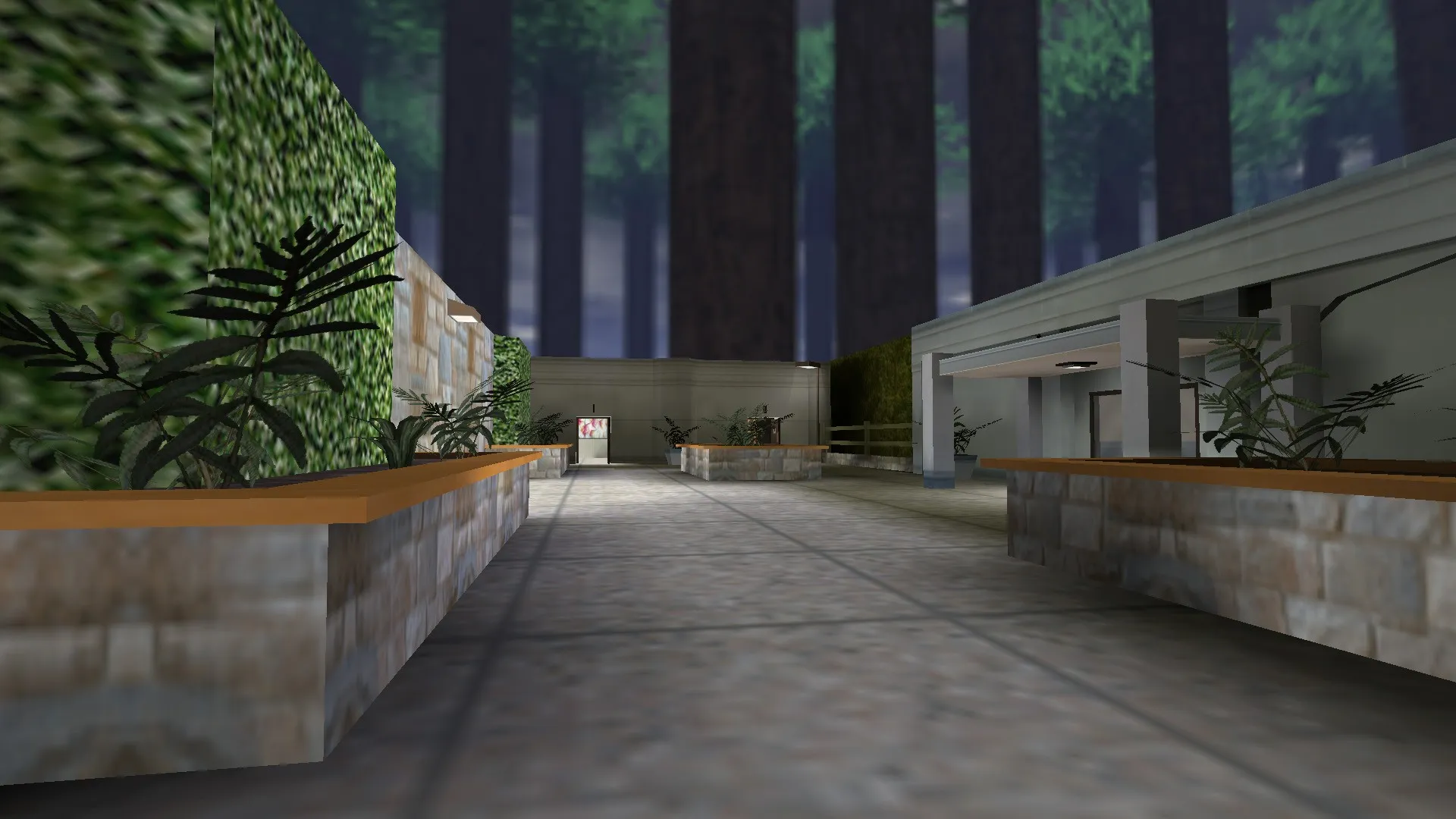 Скачать de_arboretum для CS 1.6: баланс сторон, точки и .nav для ботов + оптимизация (wpoly/epoly) - Скриншот