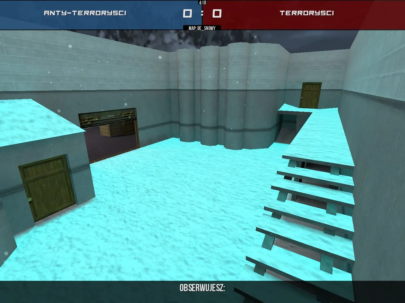 Карта de_snowy для CS 1.6: Тактика и особенности — скриншот 7