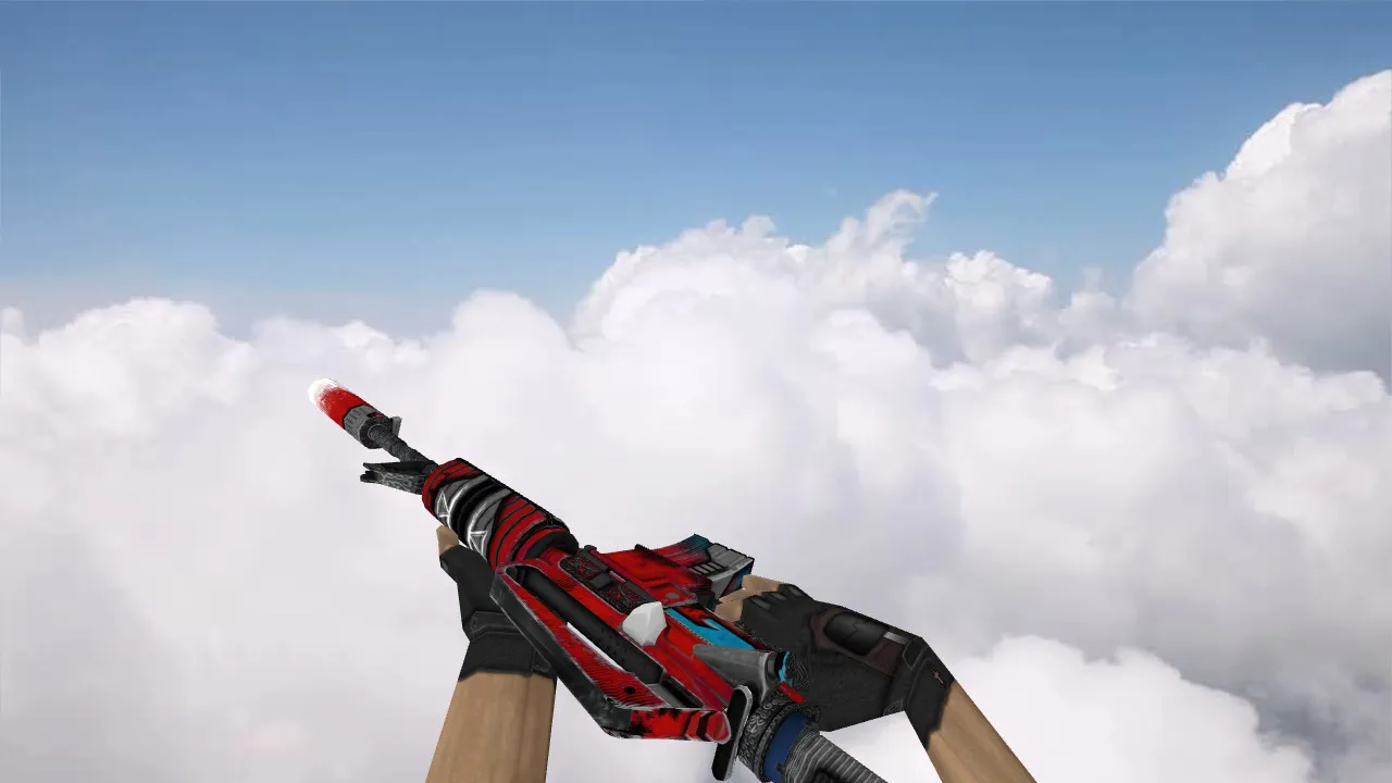 Скачать Модель M4A1 Mortal Equalizer для CS 1.6: v_m4a1, p_m4a1, w_m4a1, звуки, анимации осмотра, качество текстур - Скриншот