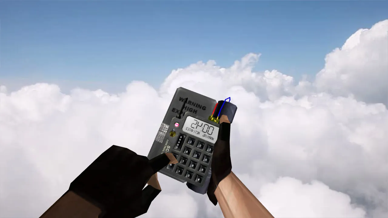 Скачать Модель «High Warning C4» v_ для CS 1.6: p_ и w_ модели, звук, осмотр и текстуры - Скриншот