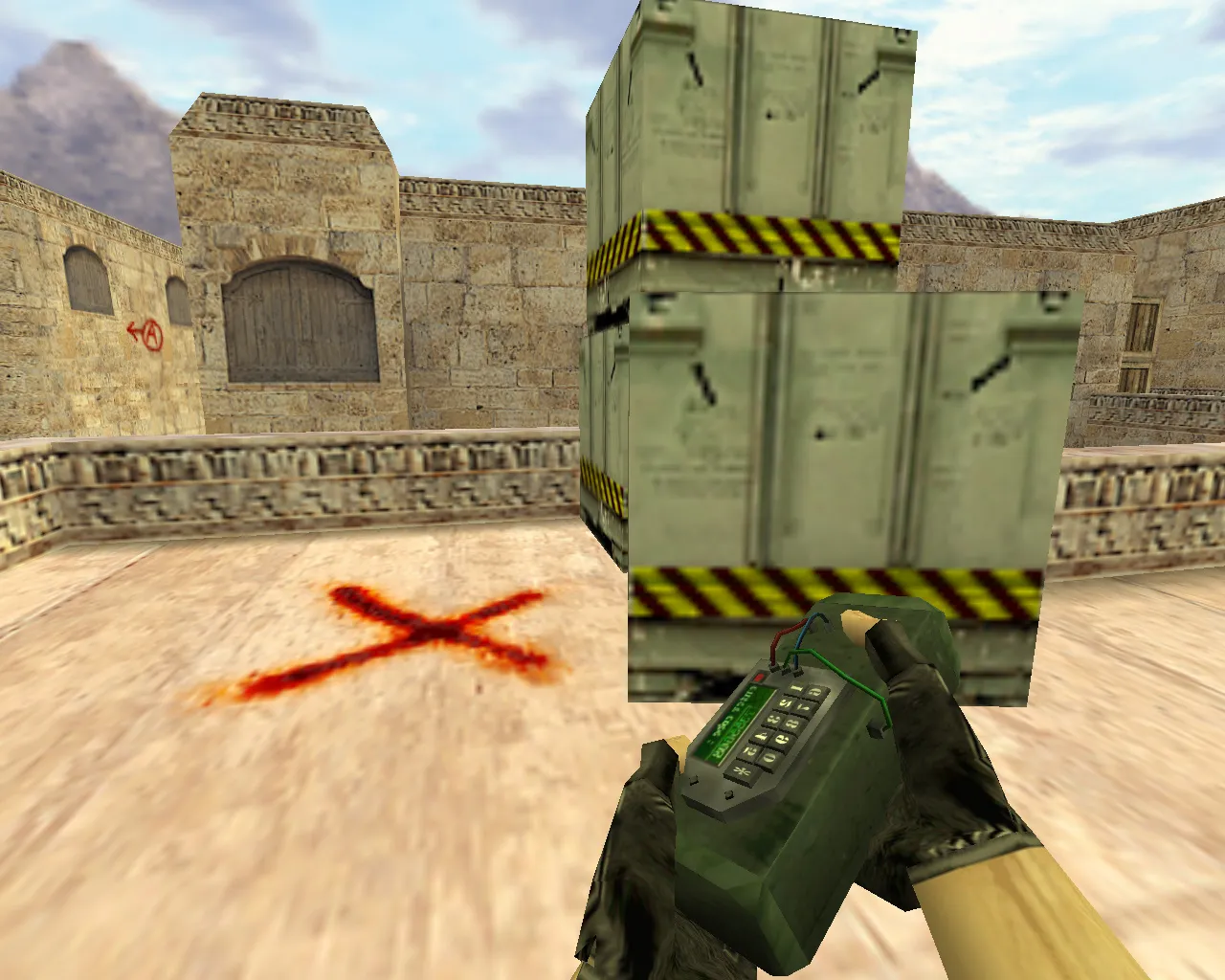 Скачать Модель «HD-бомба» для CS 1.6: v_, p_, w_ модели, звуки, анимация осмотра и качество текстур - Скриншот