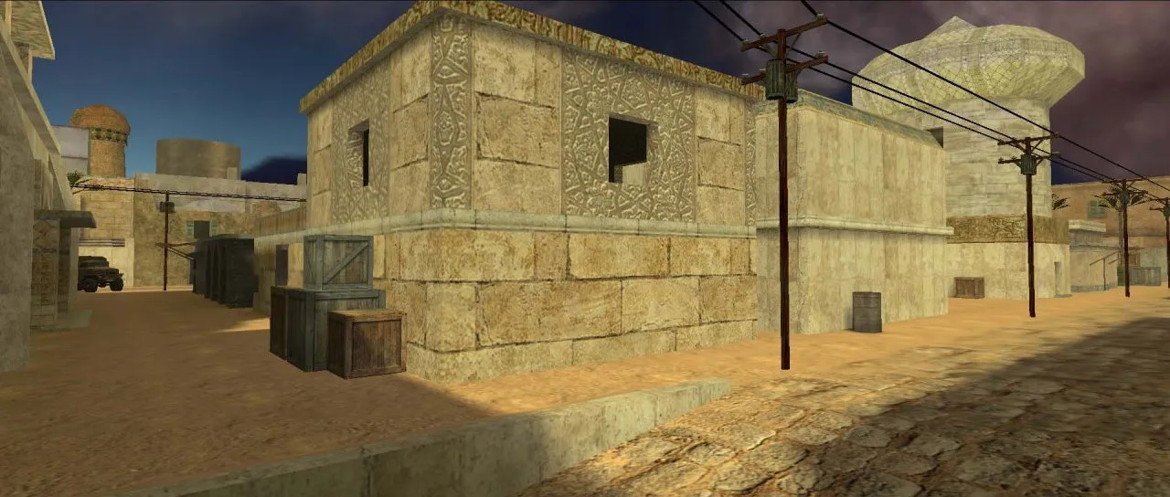 de_dustall карта для CS 1.6: точки, баланс сторон, .nav для ботов и оптимизация wpoly/epoly — скриншот 6