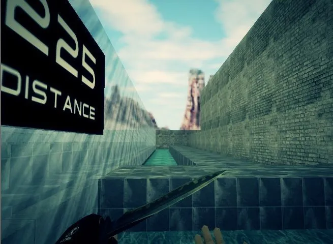 Скачать deathrun_humanly_free — deathrun карта для CS 1.6: точки, ловушки, боты (.nav) и оптимизация - Скриншот