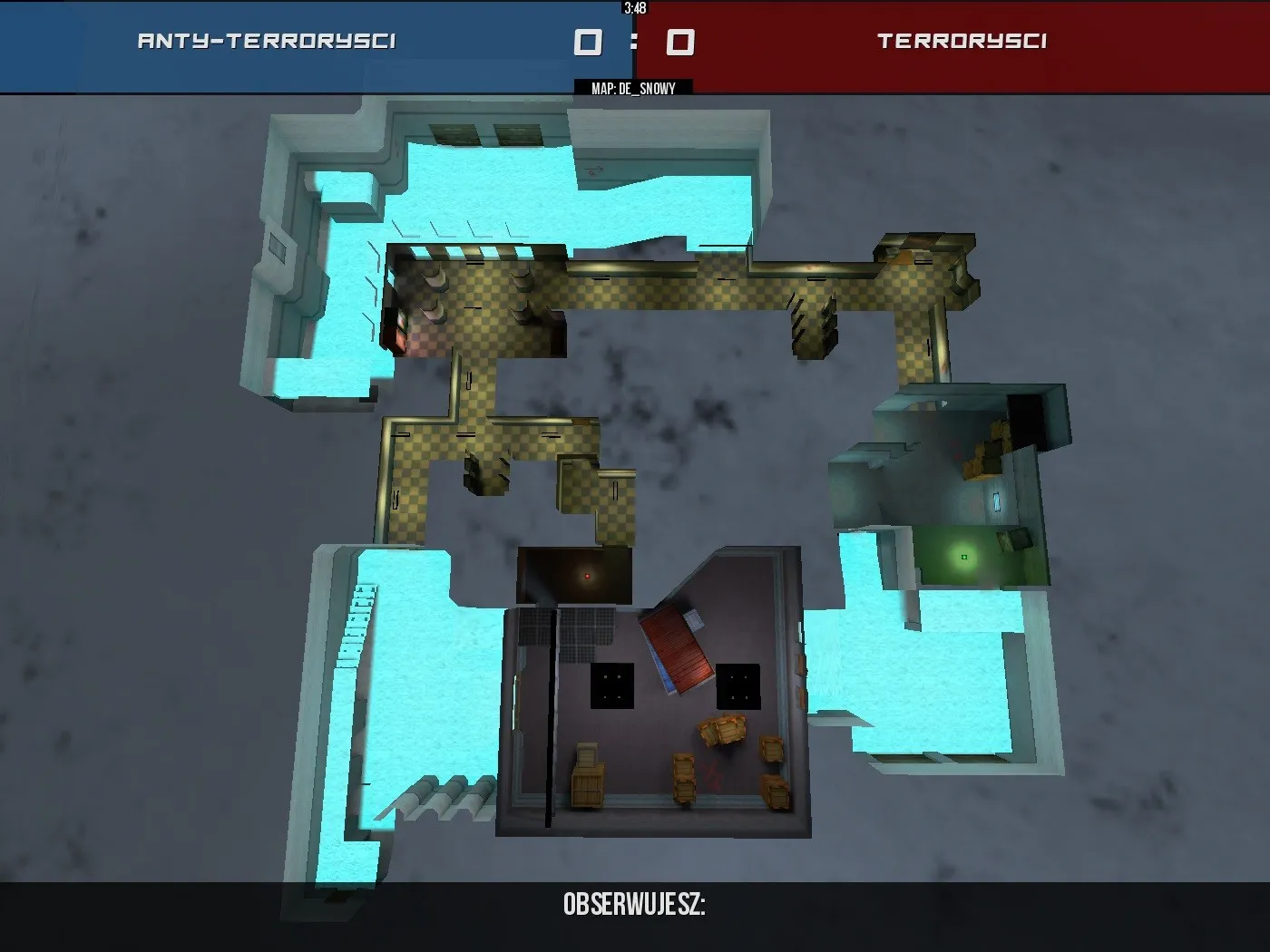 Скачать Карта de_snowy для CS 1.6: Тактика и особенности - Скриншот