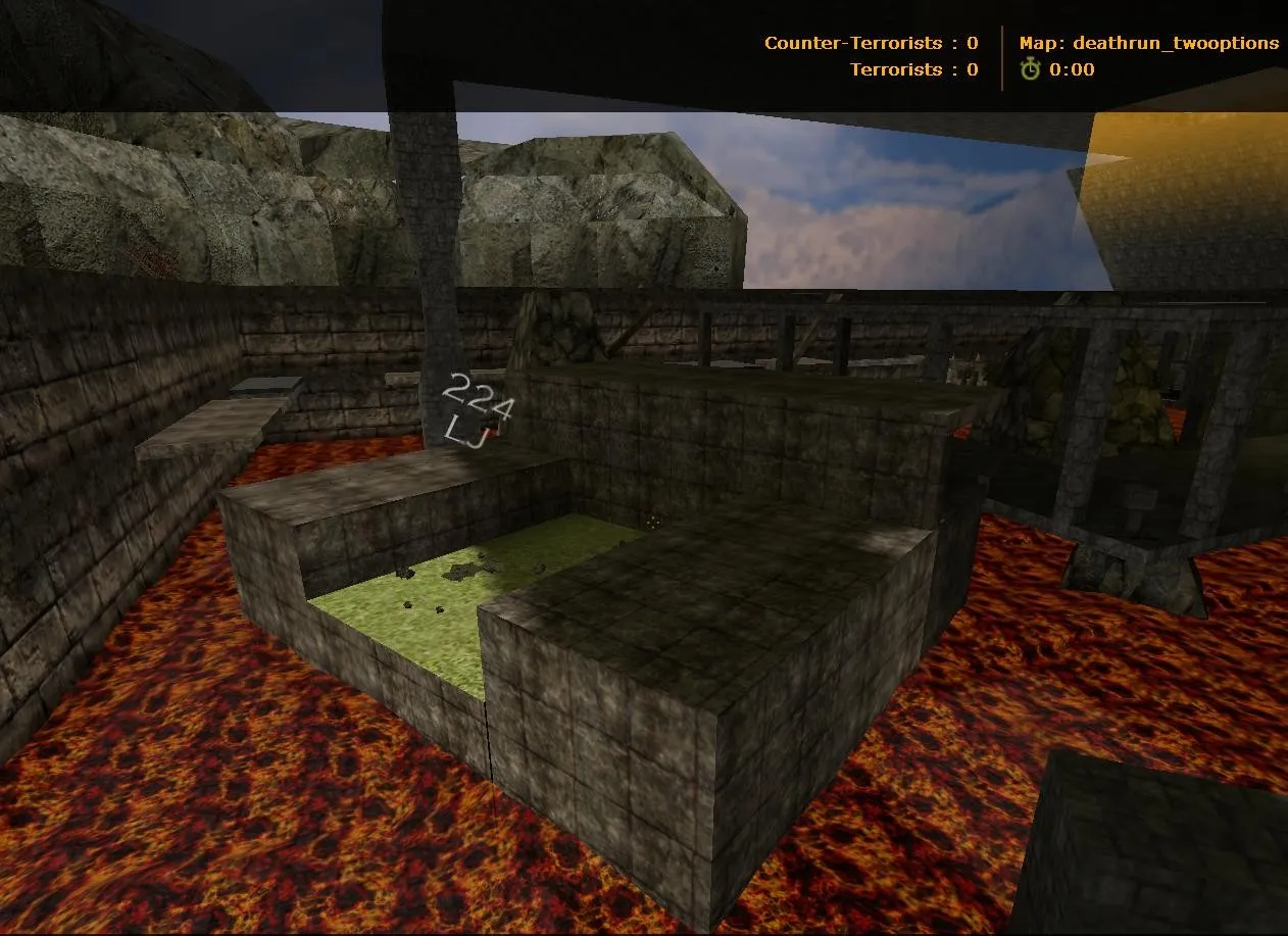 deathrun_twooptions_fix для CS 1.6: баланс сторон, точки, .nav для ботов и оптимизация — скриншот 4
