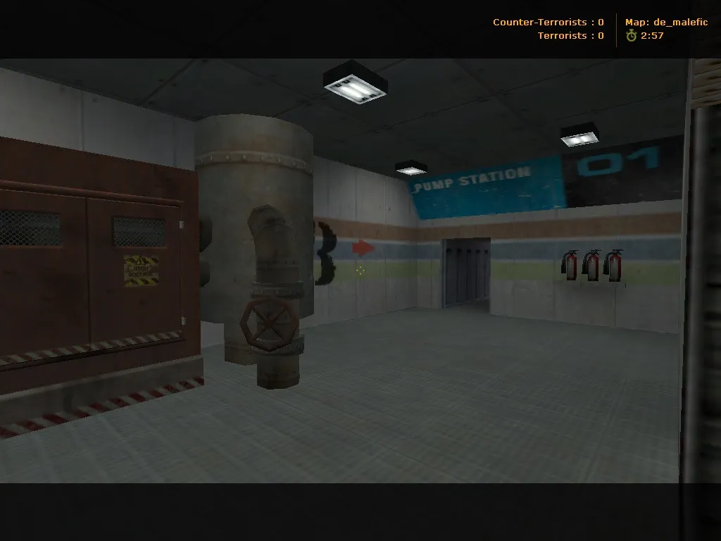 Карта de_malefic для CS 1.6: тактика, особенности и детали — скриншот 9
