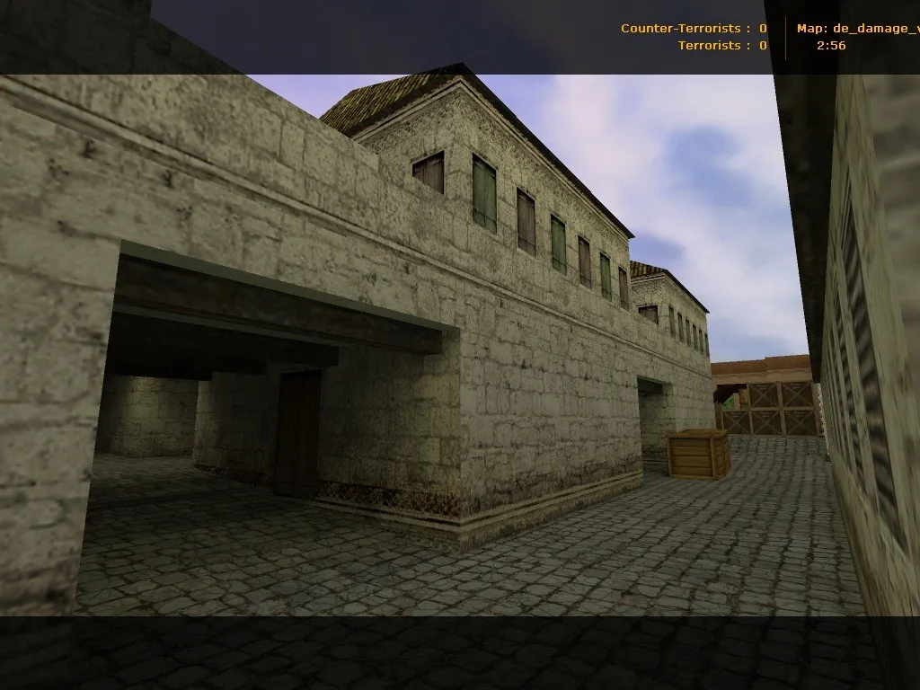 Скачать Карта de_damage_village для CS 1.6: тактика, баланс сторон, .nav для ботов и оптимизация wpoly/epoly - Скриншот