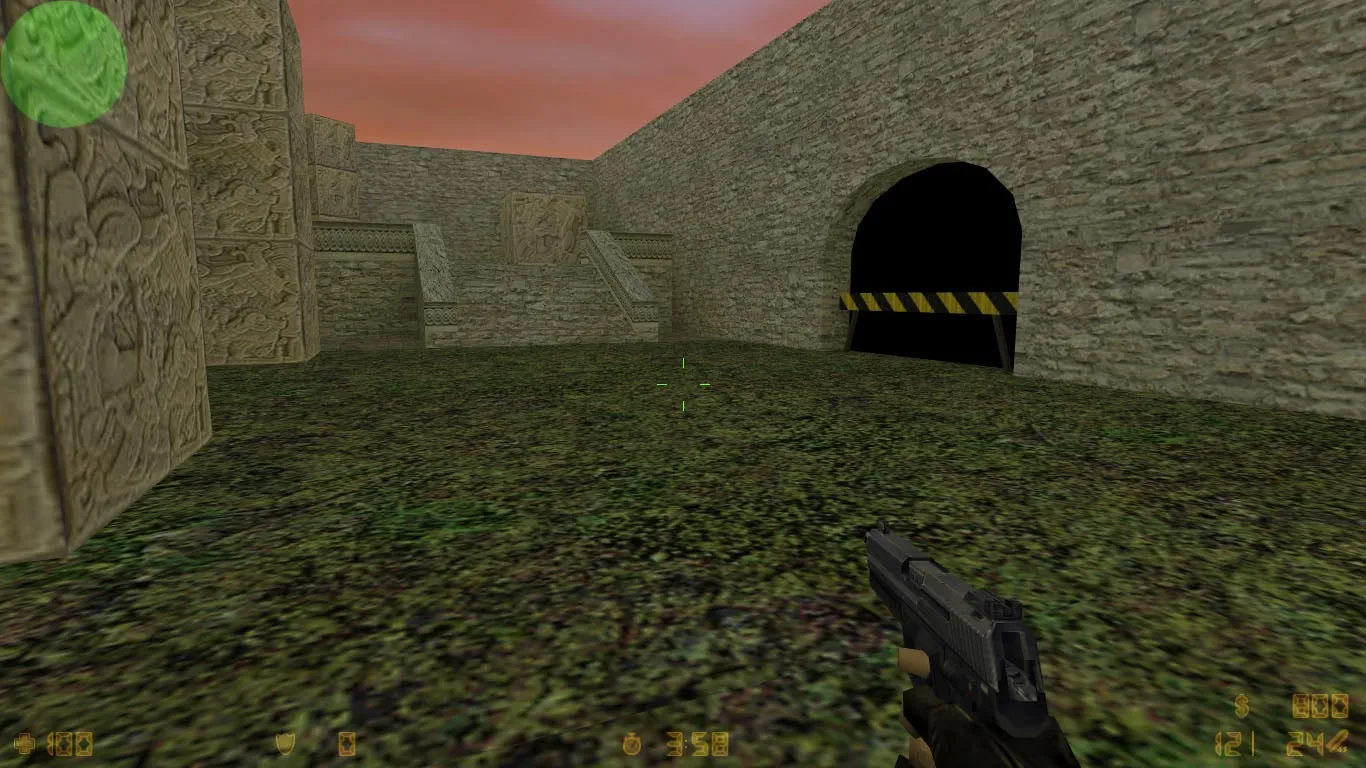 de_dust-aztec для CS 1.6: карты DE, баланс сторон, точки и .nav для ботов — скриншот 9
