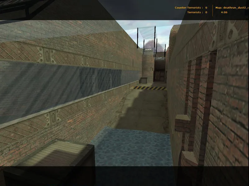 Скачать deathrun_dust2_click21 для CS 1.6: тактика за Terror/CT, точки, боты и оптимизация карты - Скриншот