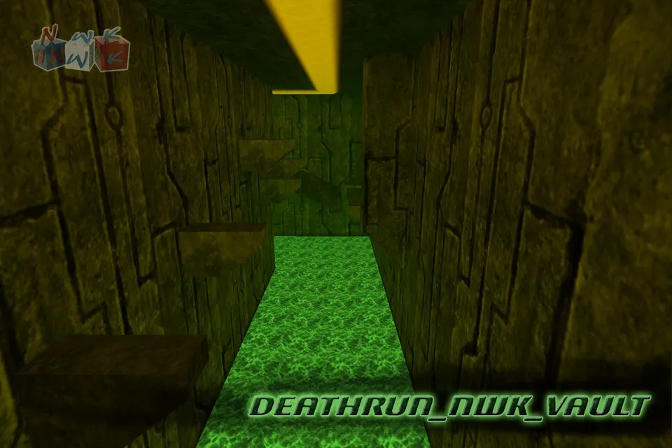 Скачать deathrun_nwk_vault — карта Deathrun для CS 1.6: точки, маршруты, bots .nav, оптимизация - Скриншот