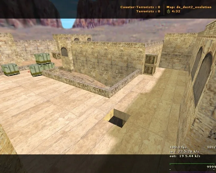 Скачать de_dust2_evolution для CS 1.6: точки, тактики за T/CT, оптимизация и запуск без сюрпризов - Скриншот
