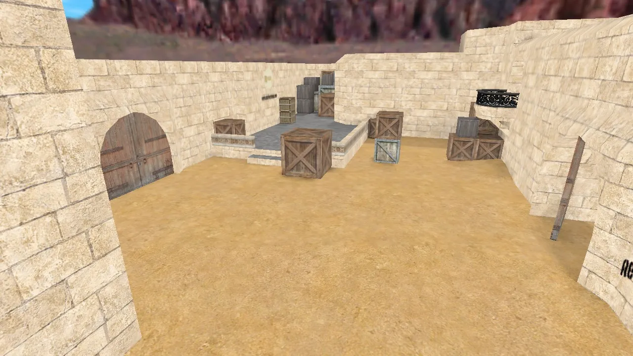 Скачать de_dust2_2006 карта для CS 1.6: баланс сторон, точки, .nav для ботов и оптимизация - Скриншот