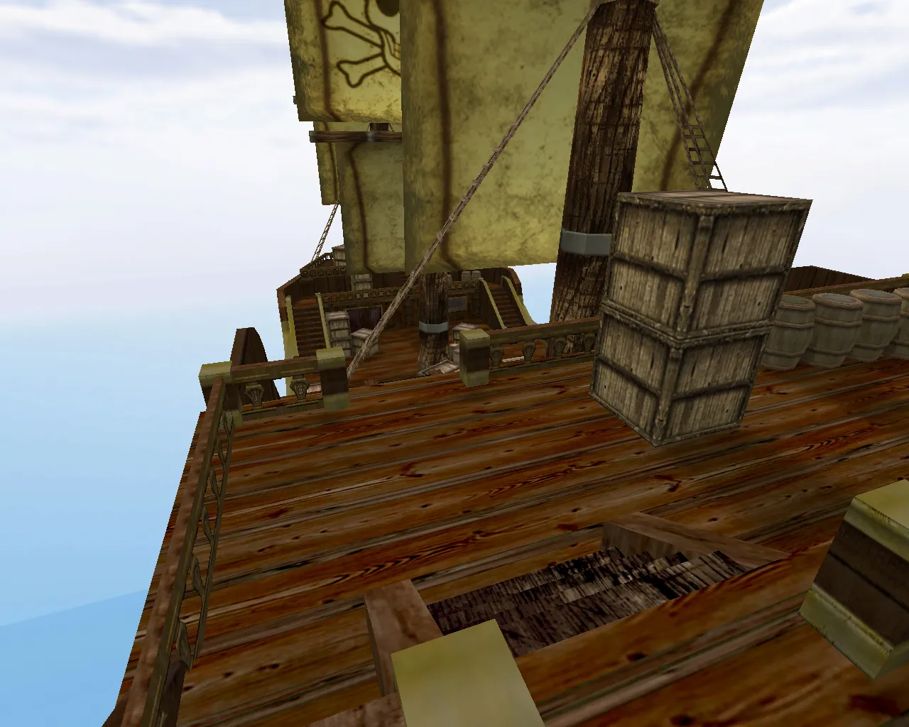 Скачать Карта awp_pirateship для CS 1.6: точки под AWP, маршруты, оптимизация и .nav для ботов - Скриншот