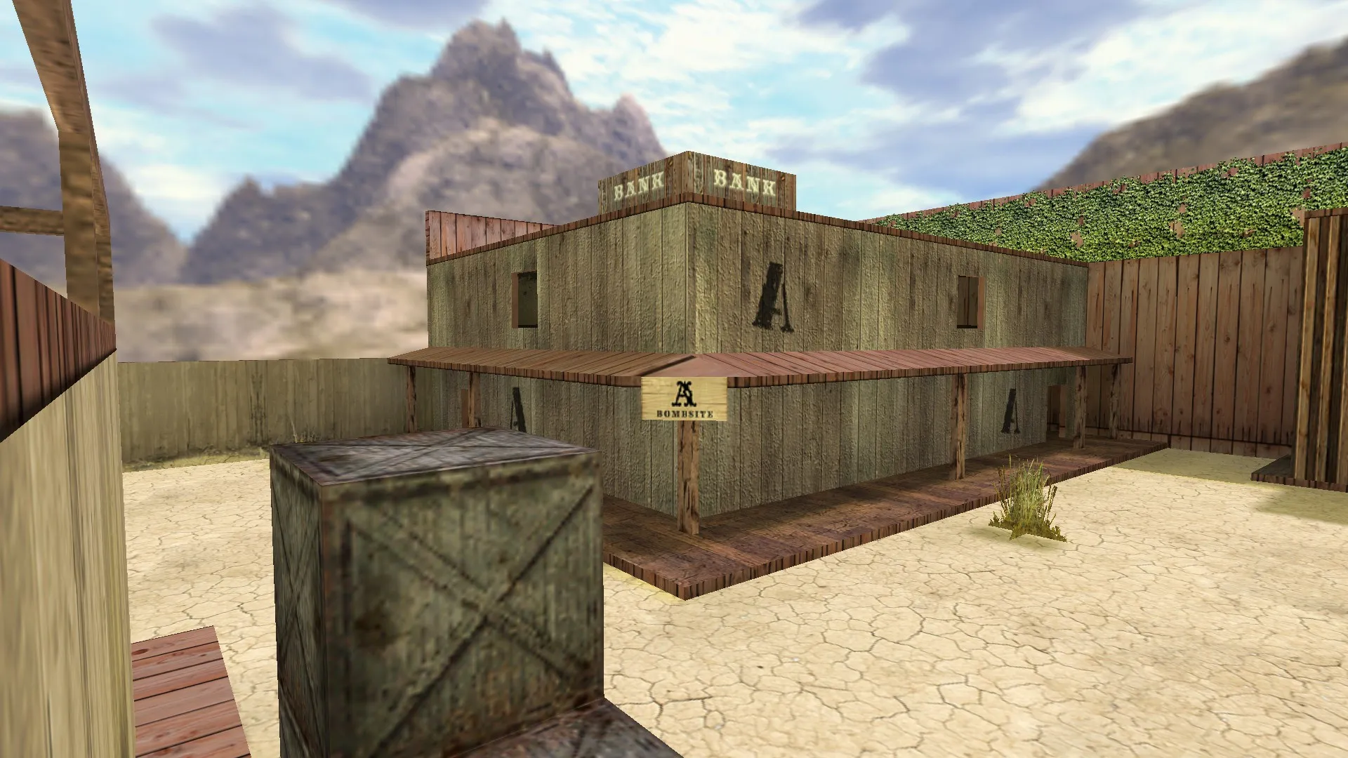Скачать Карта de_wildywest для CS 1.6 - Тактический анализ и особенности - Скриншот