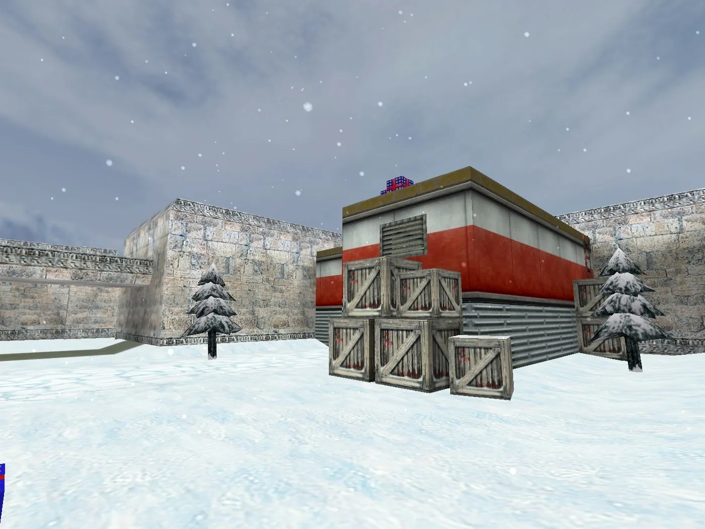 Карта de_seno_christmas для CS 1.6 – Тактический анализ и особенности — скриншот 8