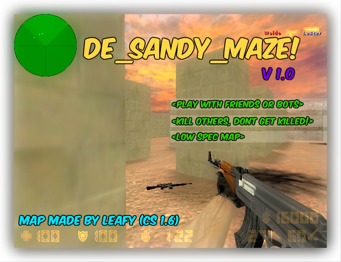 de_sandy_maze_v1 — скриншот 2