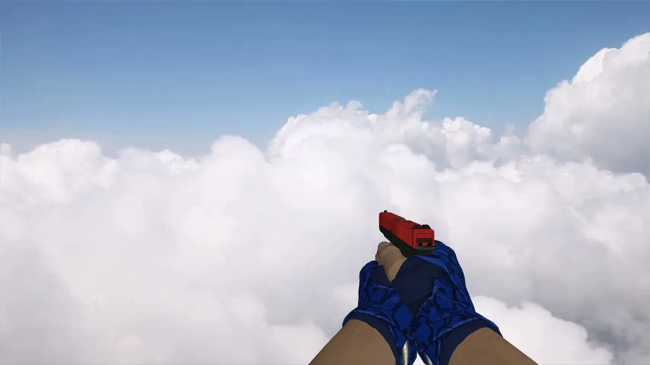 Пак моделей оружия «Hand Wraps Cobalt Skulls Pack» для CS 1.6: v_ p_ w_ модели, звуки, анимация осмотра и текстуры — скриншот 12