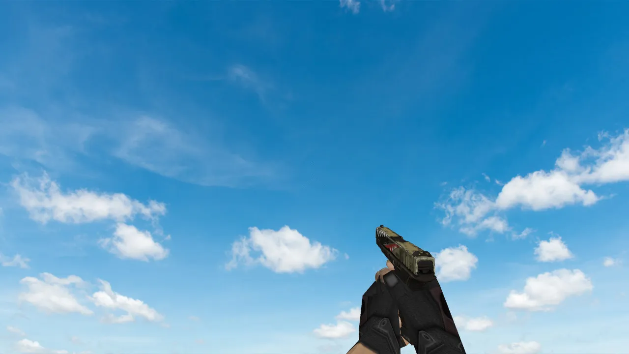 Скачать Модель «Glock Ястреб» для CS 1.6 - Эффективное оружие для убийств - Скриншот