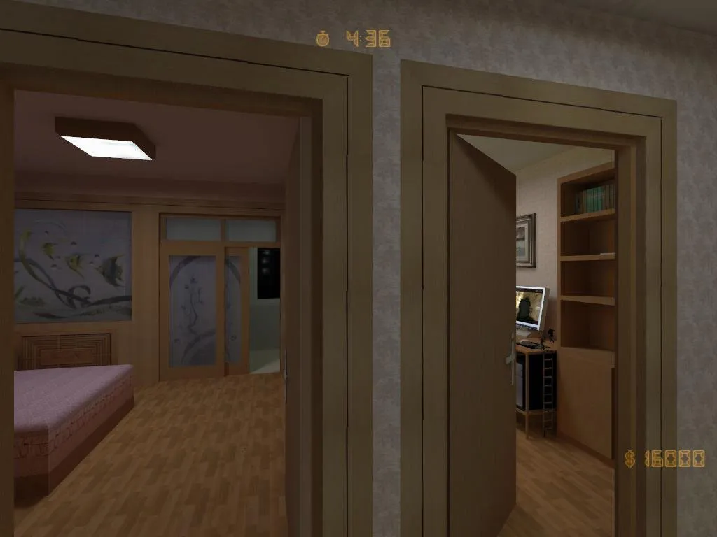 Скачать Карта cz_han9_rats для CS 1.6: точки, раунды, баланс сторон и настройка ботов - Скриншот