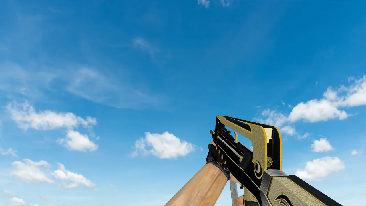 Скачать Модель «Famas Gold Legend» для CS 1.6: качественная замена - Скриншот
