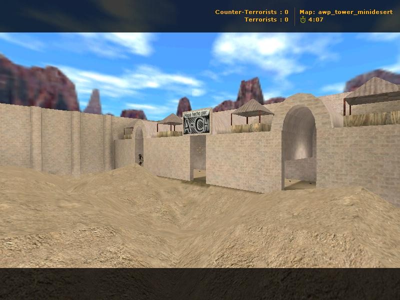 Скачать awp_tower_minidesert - Скриншот