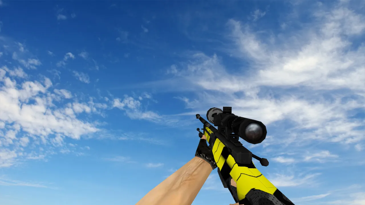 Скачать Модель «AWP Neural» для CS 1.6 - Оружие с уникальным дизайном - Скриншот