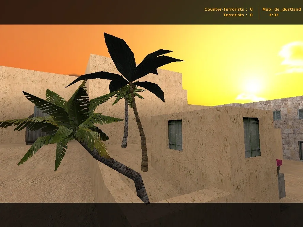 Скачать de_dustland — DE карта для CS 1.6: баланс сторон, точки под плент, .nav для ботов, оптимизация - Скриншот