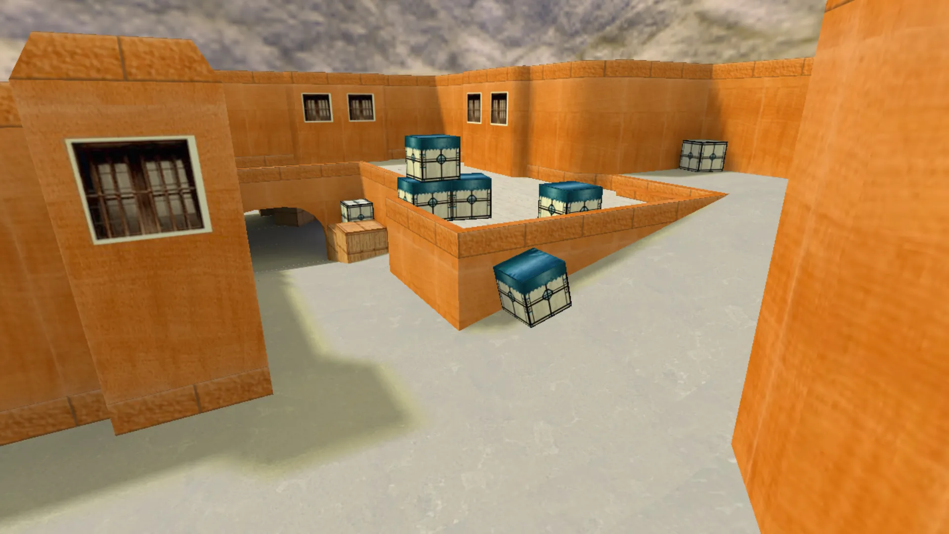 Скачать Карта de_dust2_2x2_heroes для CS 1.6: Даст2х2 от «Герои Украины» — баланс сторон, .nav для ботов, оптимизация - Скриншот