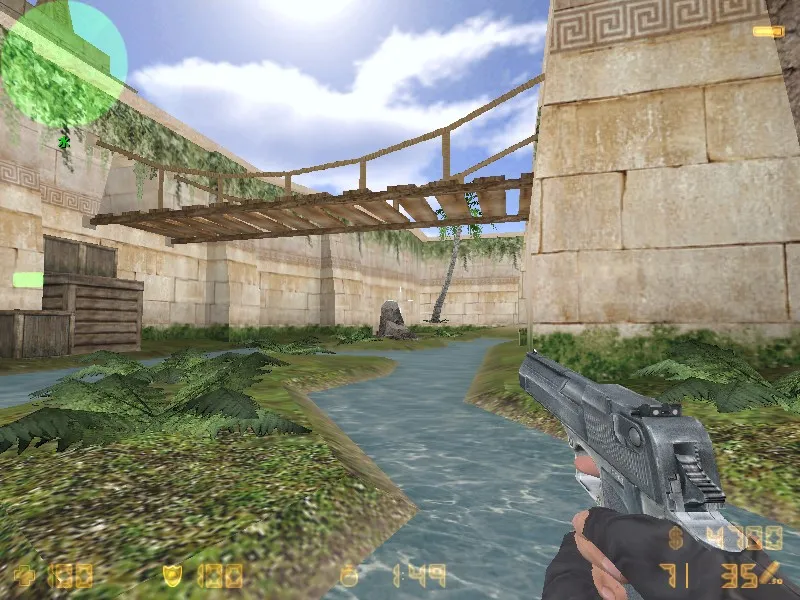 Скачать Карта de_losttemple для CS 1.6: тактика и особенности - Скриншот