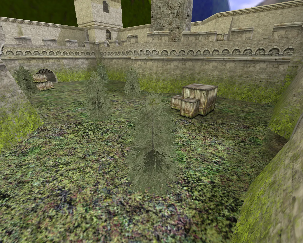 Скачать aim_knights — AIM карта для CS 1.6: точки, бот-нав, оптимизация и настройка под трен - Скриншот