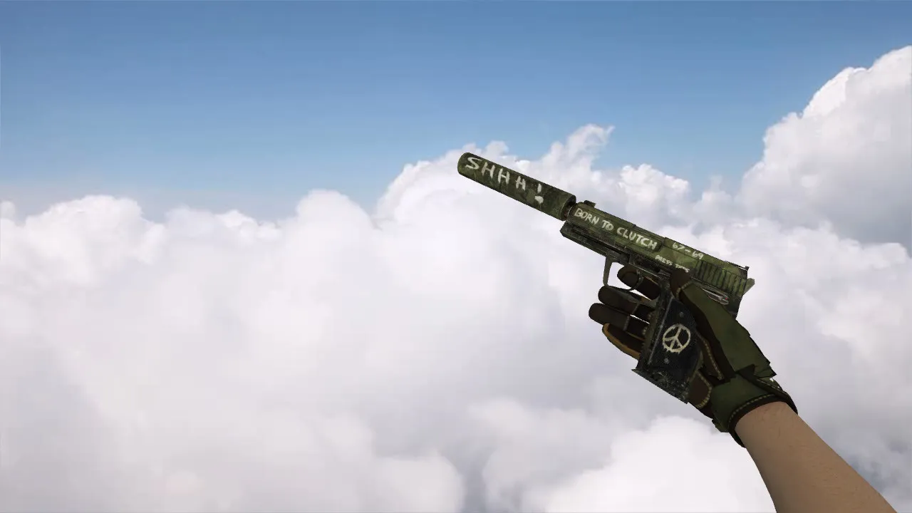 Скачать Модель «USP «Взгляд в прошлое»» для CS 1.6 - Оружие с уникальным стилем - Скриншот