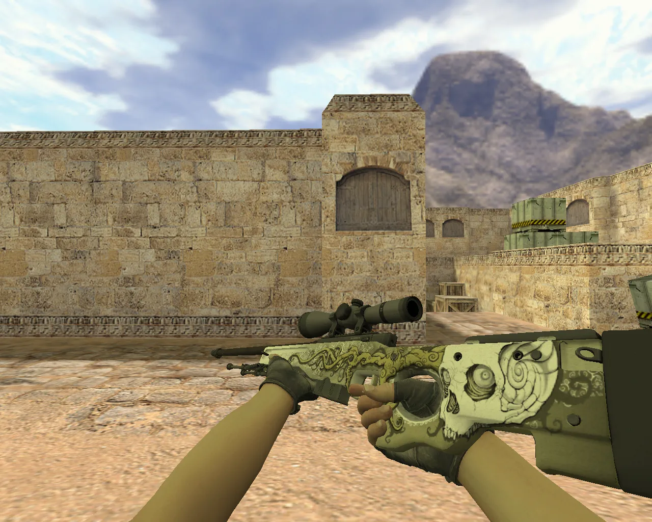 Скачать Модель AWP Бог червей для CS 1.6 - Скриншот