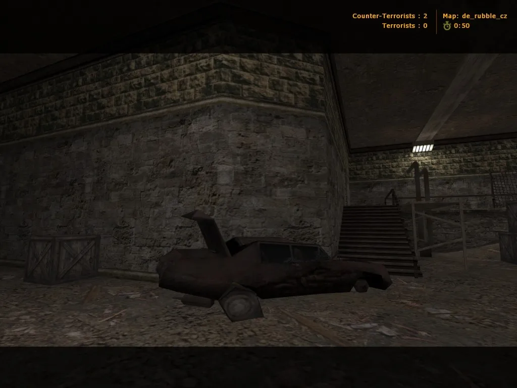 Скачать Карта de_rubble_cz для CS 1.6 - Описание и особенности - Скриншот