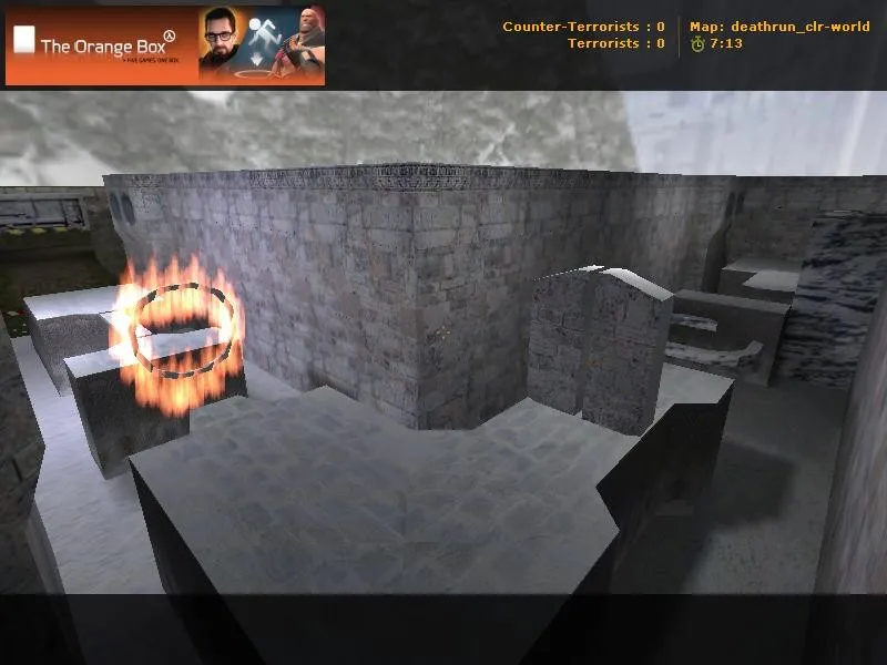 Скачать deathrun_clr-world — карта deathrun для CS 1.6: точки, раунды, .nav и оптимизация - Скриншот