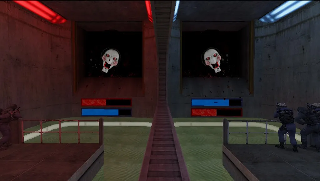 Скачать deathrun_jigsaw2 для CS 1.6: карта deathrun, баланс сторон, точки и .nav для ботов - Скриншот