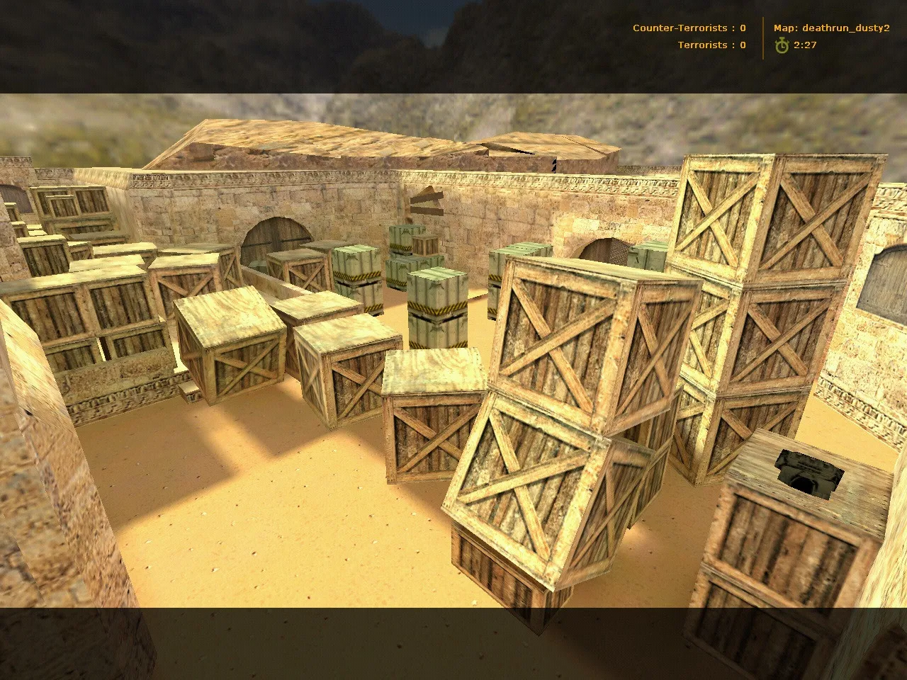 Скачать deathrun_dusty2 для CS 1.6: тактики, точки, .nav и оптимизация карт - Скриншот