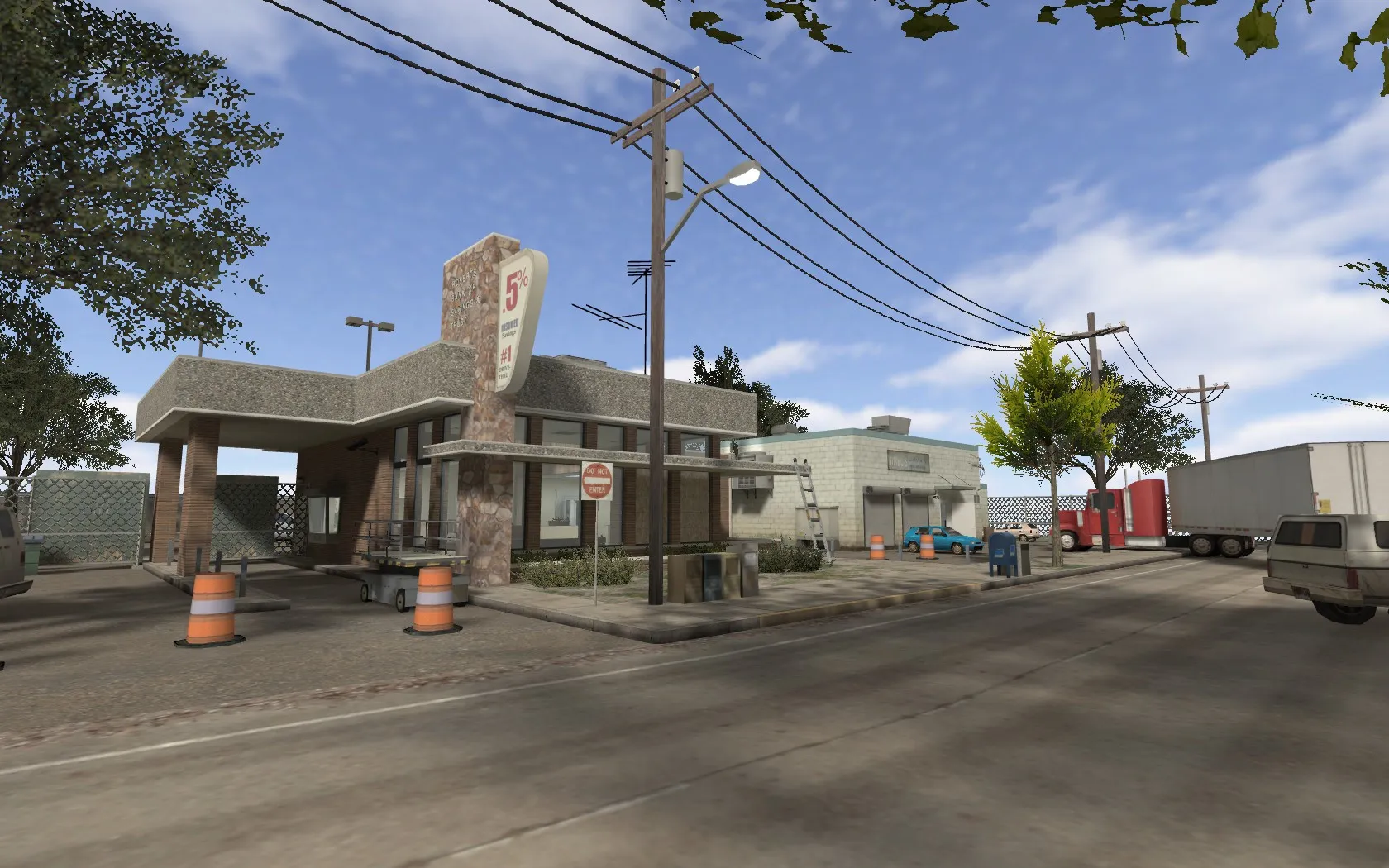 Скачать de_bank_csgo для CS 1.6: разбор точек, маршрутов и настроек карты - Скриншот