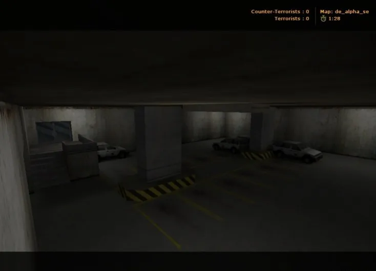 Скачать de_alpha_se — DE карта для CS 1.6: тактика за CT/T, точки, .nav и оптимизация - Скриншот
