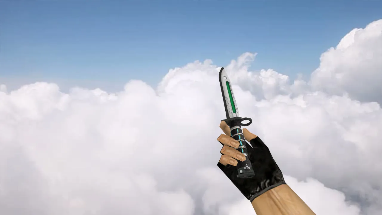 Модель «Bayonet Galant» (v_/p_/w_) для CS 1.6: звук, анимация осмотра и текстуры ножа — скриншот 1
