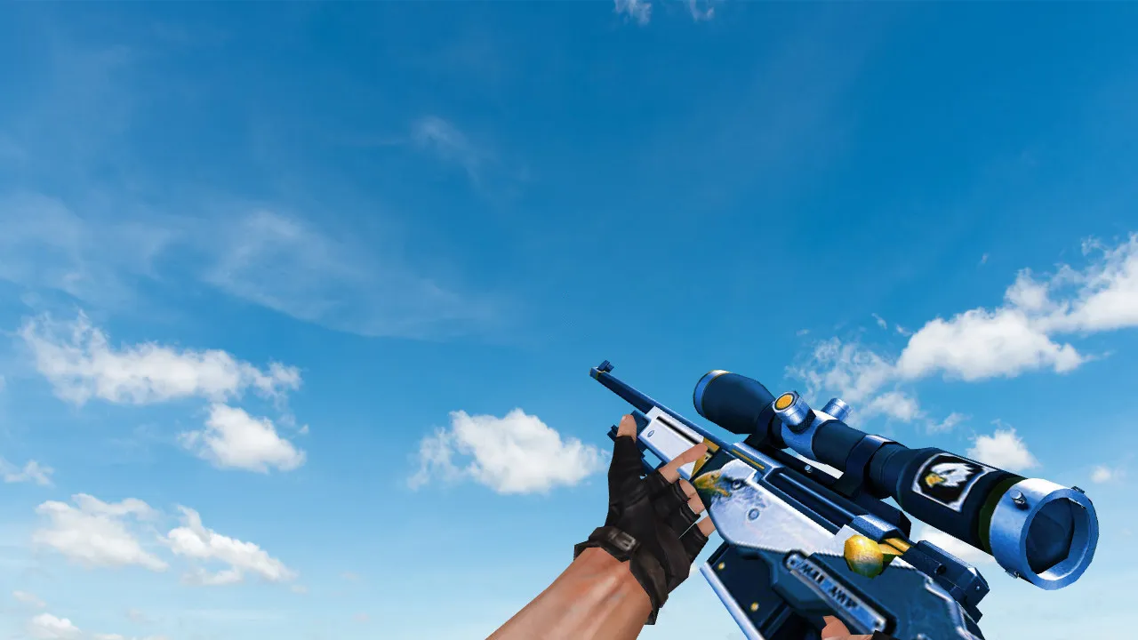 Скачать Модель AWP Bercut для CS 1.6 - Уникальный скин для точности - Скриншот