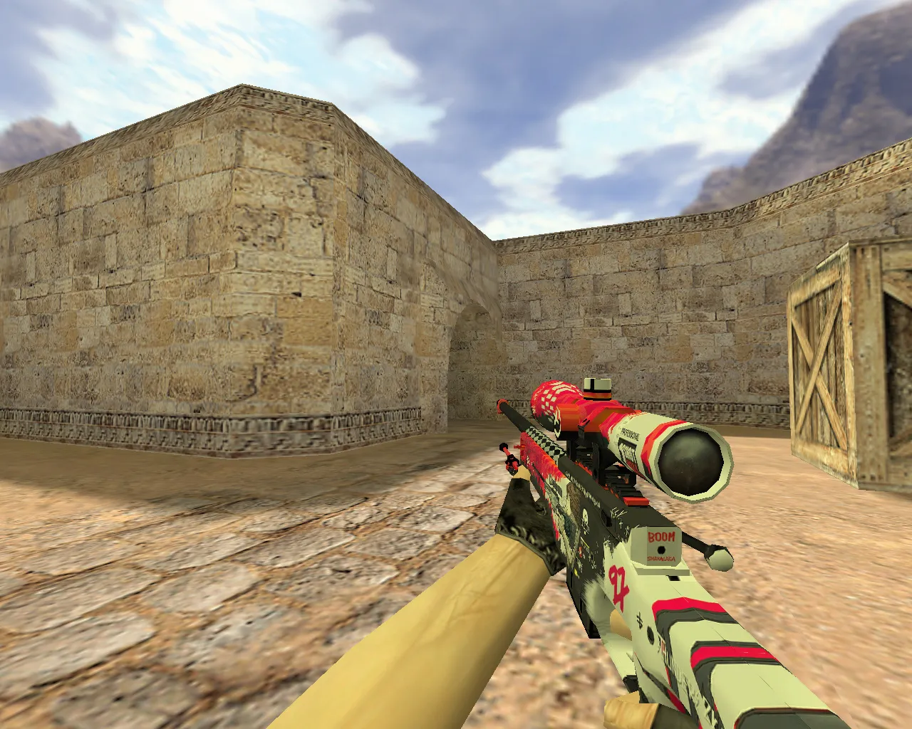 Скачать Модель AWP Дикий стиль для CS 1.6 - Уникальная графика и анимация - Скриншот