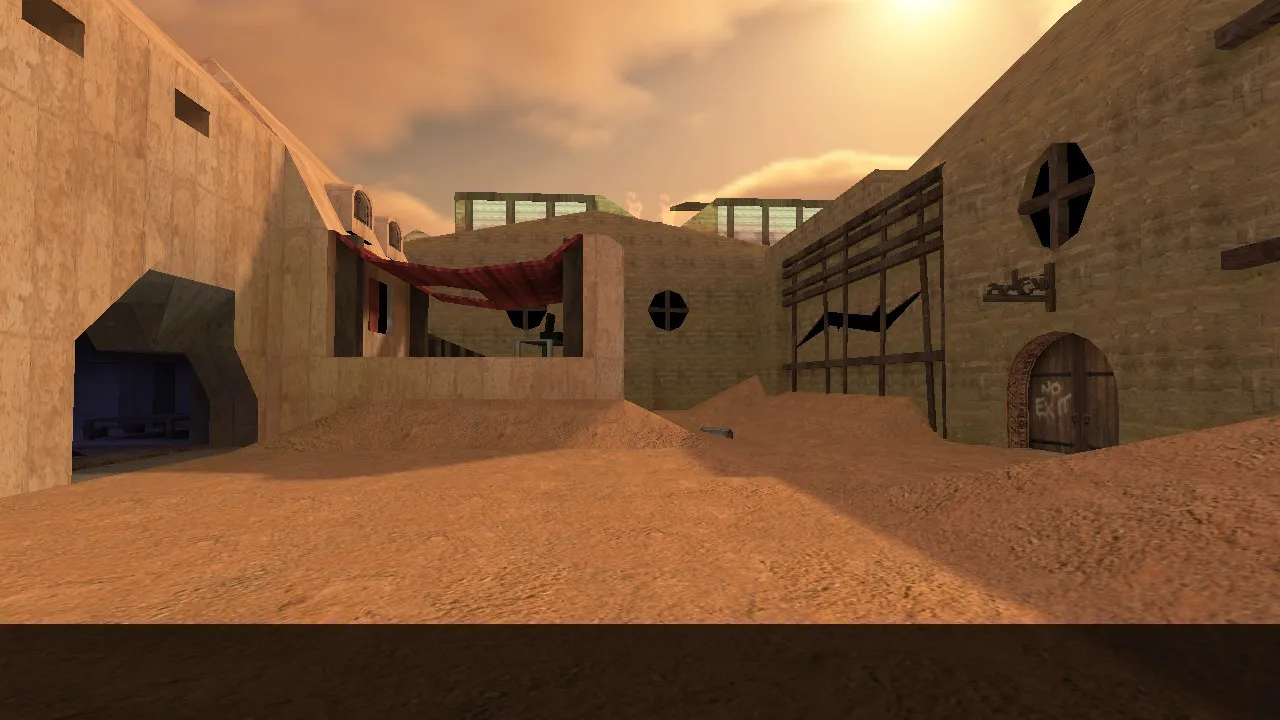 de_breach для CS 1.6: тактика сторон, точки, .nav для ботов и оптимизация карты — скриншот 6